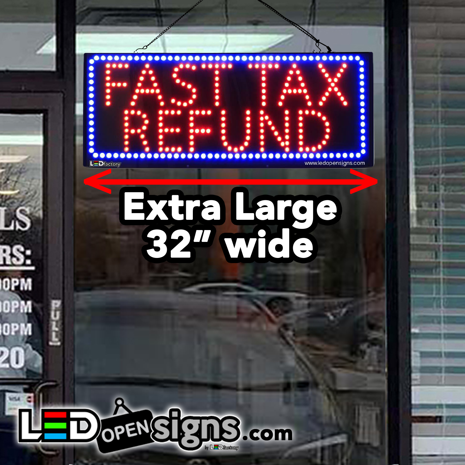 fast-tax-refund-large-led-window-income-tax-sign-led-open-signs